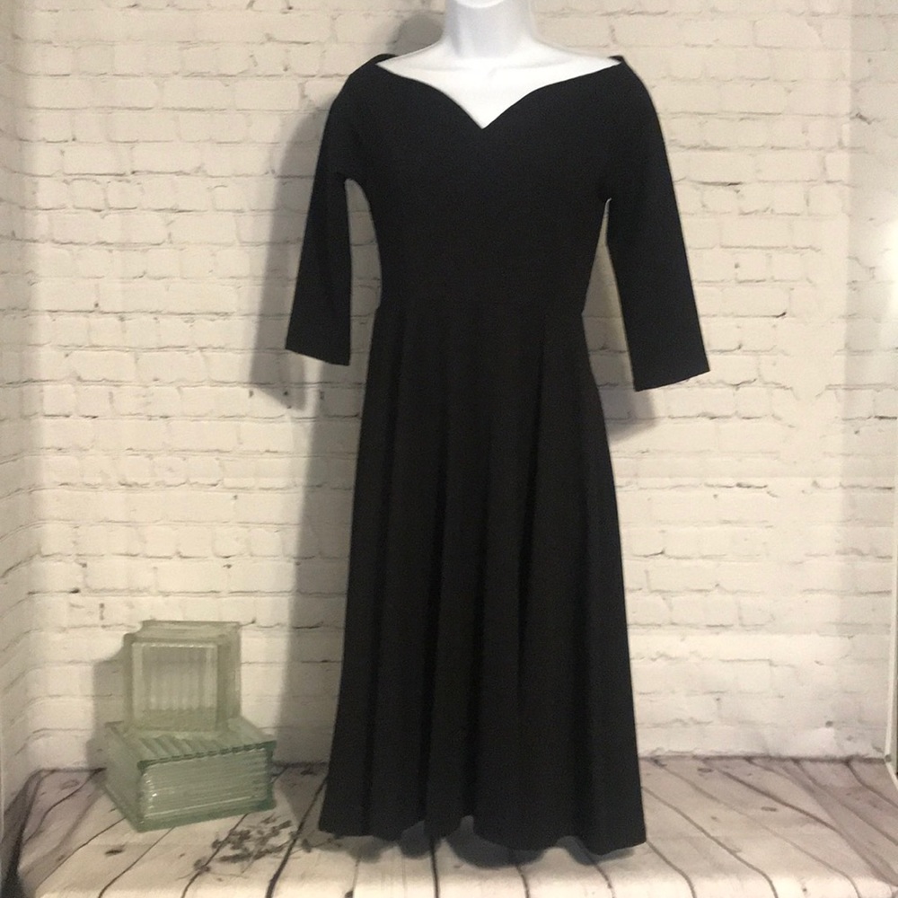 Vintage CYS designer black dress
